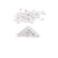 700pcs White Acrylic Silver for Jewelry Making